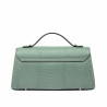 Bolso de mujer de hombro 041g 01 croco pistachio