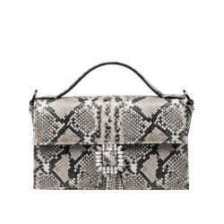 Bolso de mano para mujer 039g 01 pitón