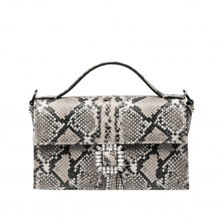 Bolso de mano para mujer 039g 01 pitón