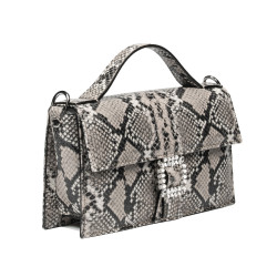 Bolso de mano para mujer 039g 01 pitón