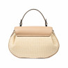 Bolso de mano para mujer 043g 01 biz nude+rafia