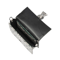 Bolso de mano para mujer 039g 01 pitón
