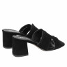 Sandalias mujer 1348 negro ante