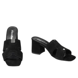 Sandalias mujer 1348 negro ante