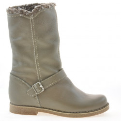 Botas de mujer 3247 biz caqui