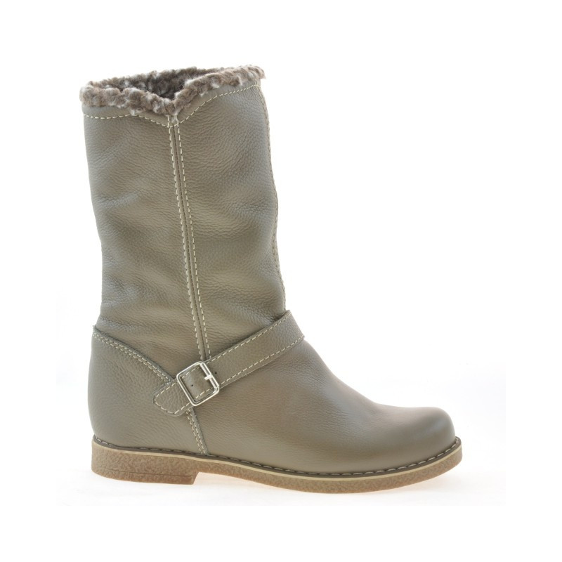 Botas de mujer 3247 biz caqui