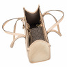 Bolso de playa para mujer 045g nude+rafia