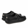 Zapatos casuales para hombre 992 negro combinado