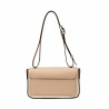 Bolso de mujer de hombro 046g nude+rafia