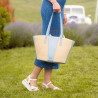 Bolso de playa para mujer 044g 01 blue sky+rafia lifestyle