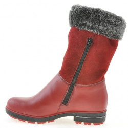 Botas para niños 3202 rojo combinado