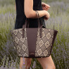 Bolso de playa para mujer 044g rafia cacao lifestyle