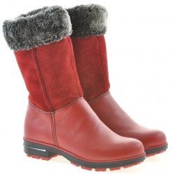 Botas para niños 3202 rojo combinado