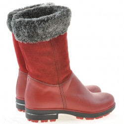 Botas para niños 3202 rojo combinado