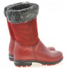 Botas para niños 3202 rojo combinado