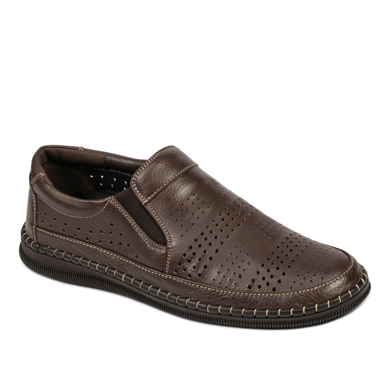 Mocasines hombres 925 café