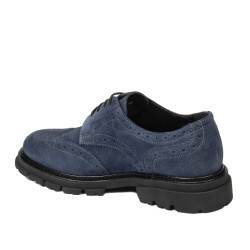 Zapatos casuales para hombre 989 azur velur