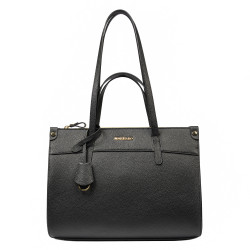 Bolso de mujer de hombro 047g biz negro