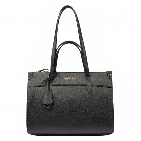 Bolso de mujer de hombro 047g biz negro