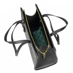 Bolso de mujer de hombro 047g biz negro