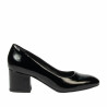 Zapatos elegantes de mujer 1356 charol negro