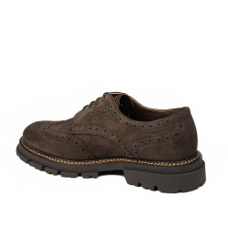 Zapatos casuales hombre 989 marrón ante