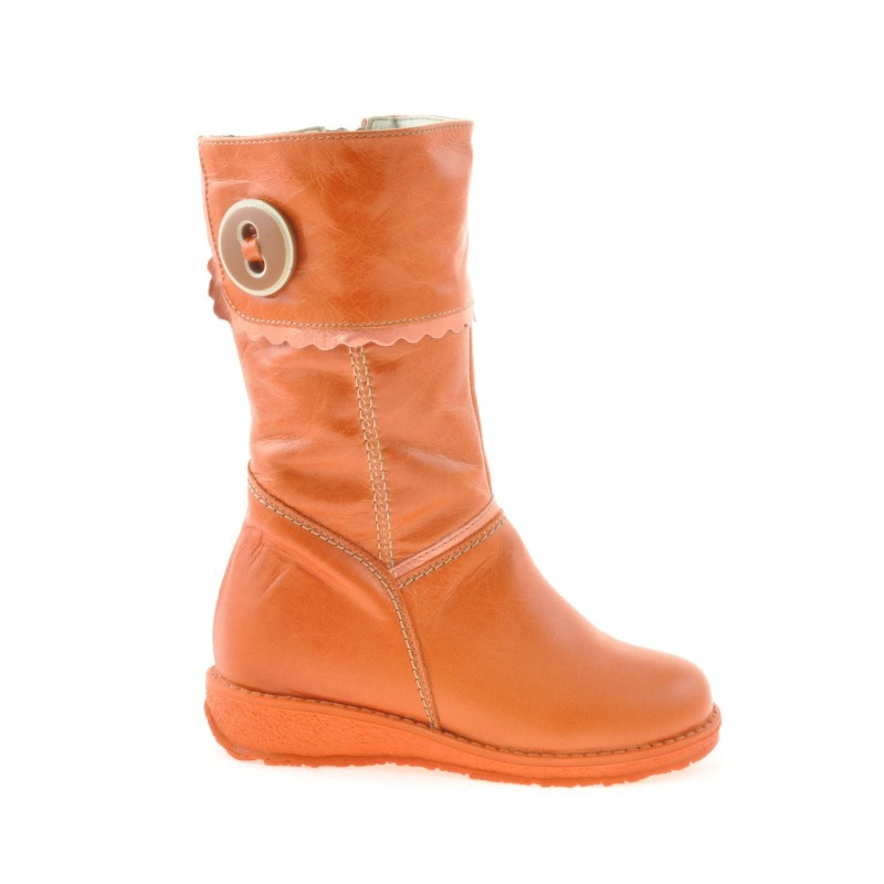 Botas para niños pequeños 25c naranja