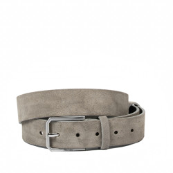 Cinturón para hombre 70b gris ante