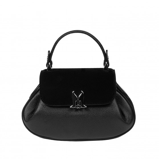 Bolso de mano para dama 042g 01 bufo negro+biz negro