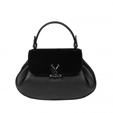 Bolso de mano para dama 042g 01 bufo negro+biz negro