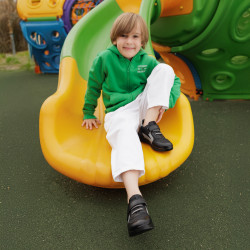 Zapatos para niños 2027 negro combinado lifestyle