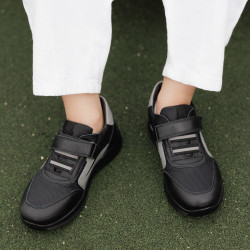 Zapatos para niños 2027 negro combinado lifestyle