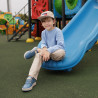 Zapatos para niños 2028 azul combinado