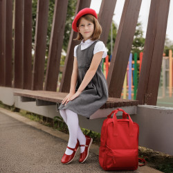 Zapatos para niños 2029 charol rojo lifestyle