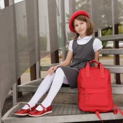 Zapatos para niños 2029 charol rojo lifestyle