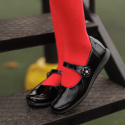 Zapatos para niños 2029 charol negro lifestyle