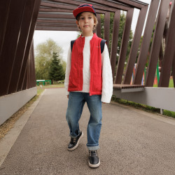 Zapatos para niños 2028 combinados en negro lifestyle