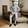 Zapatos casuales para hombre 989 en negro de terciopelo lifestyle