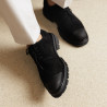Zapatos casuales para hombre 989 en negro de terciopelo lifestyle