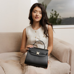 Bolso de mujer de hombro 033g negro lifestyle