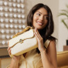Bolso de mujer de hombro 046g amarillo mantequilla+rafia lifestyle