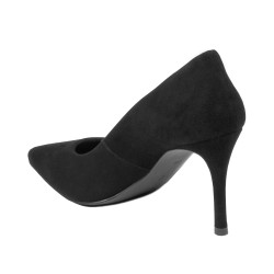 Zapatos elegantes mujer 1320 negro terciopelo