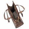 Bolso de mujer de hombro 047g chocolate brown