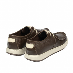 Zapatos casuales para hombre 992 caqui combinado