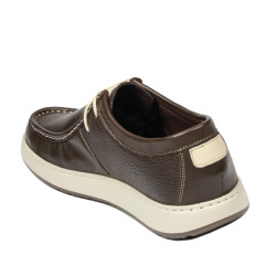 Zapatos casuales para hombre 992 caqui combinado