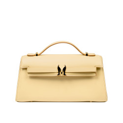 Bolso de mujer al hombro 041g amarillo mantequilla