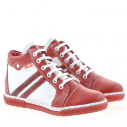 Botas para niños 3213 rojo+blanco