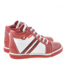Botas para niños 3213 rojo+blanco