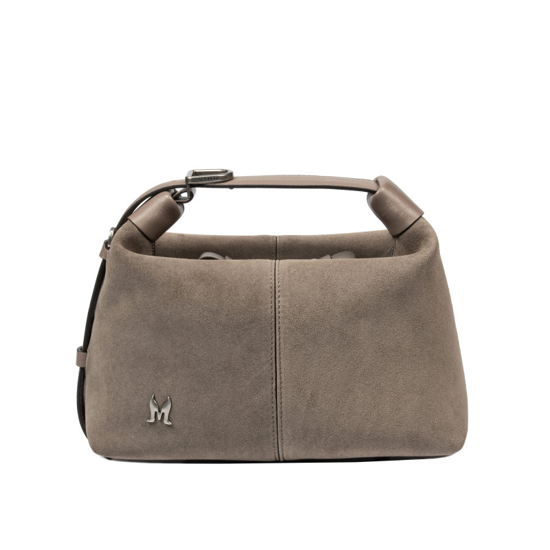 Bolso de mano para dama 037g 01 ante arenisco