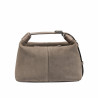 Bolso de mano para dama 037g 01 ante arenisco
